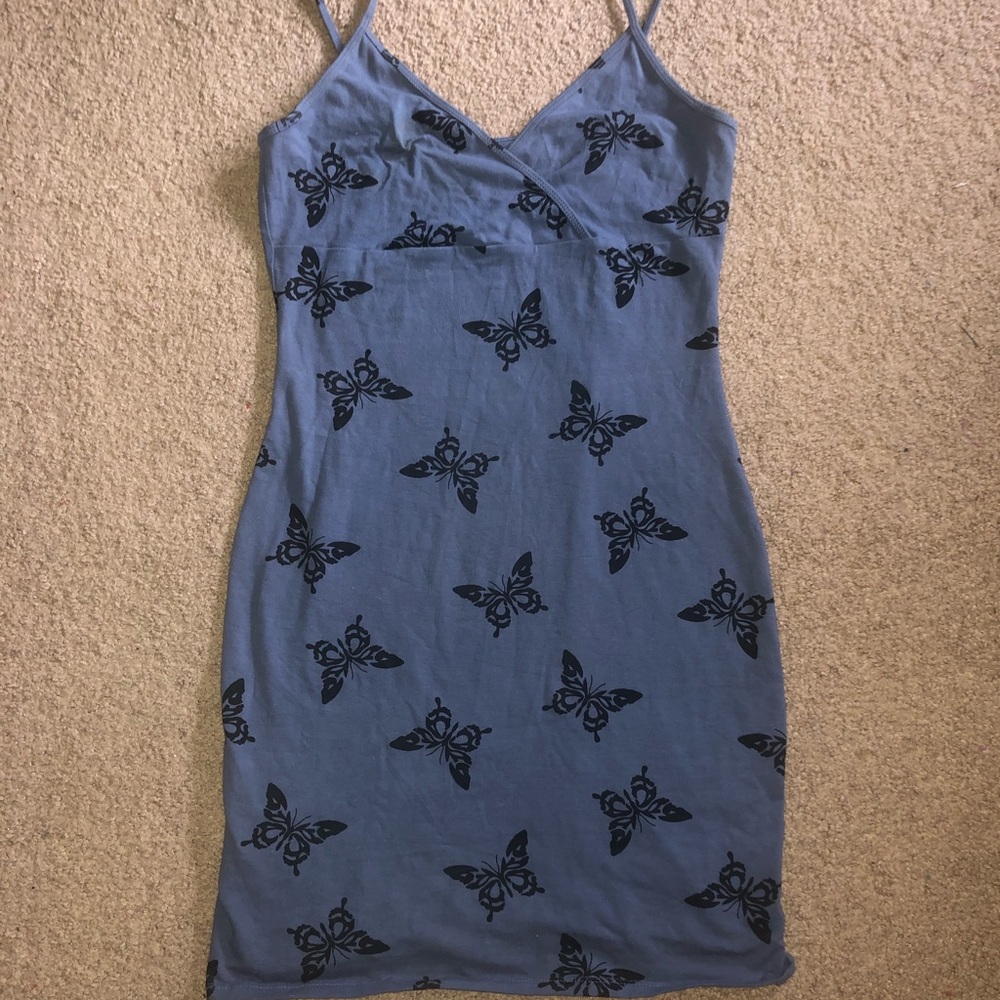 Wildfable butterfly dress medium